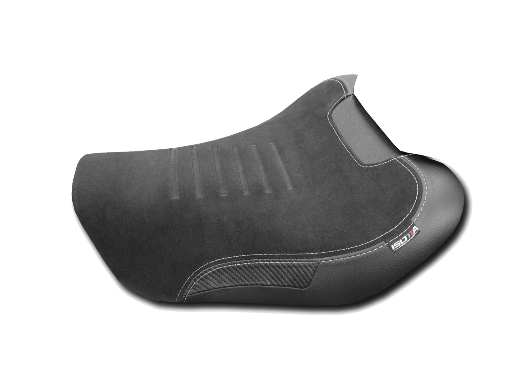 Isotta Comfort Rider Seat - Without Prostate Channel | Triple Black | Yamaha Tracer 9 2025>Current -   Pyramid Motorcycle Accessories