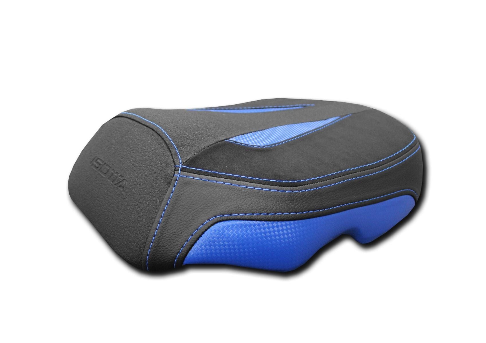 Isotta Comfort Pillion Seat | Blue | Yamaha Tracer 9 2025>Current -   Pyramid Motorcycle Accessories