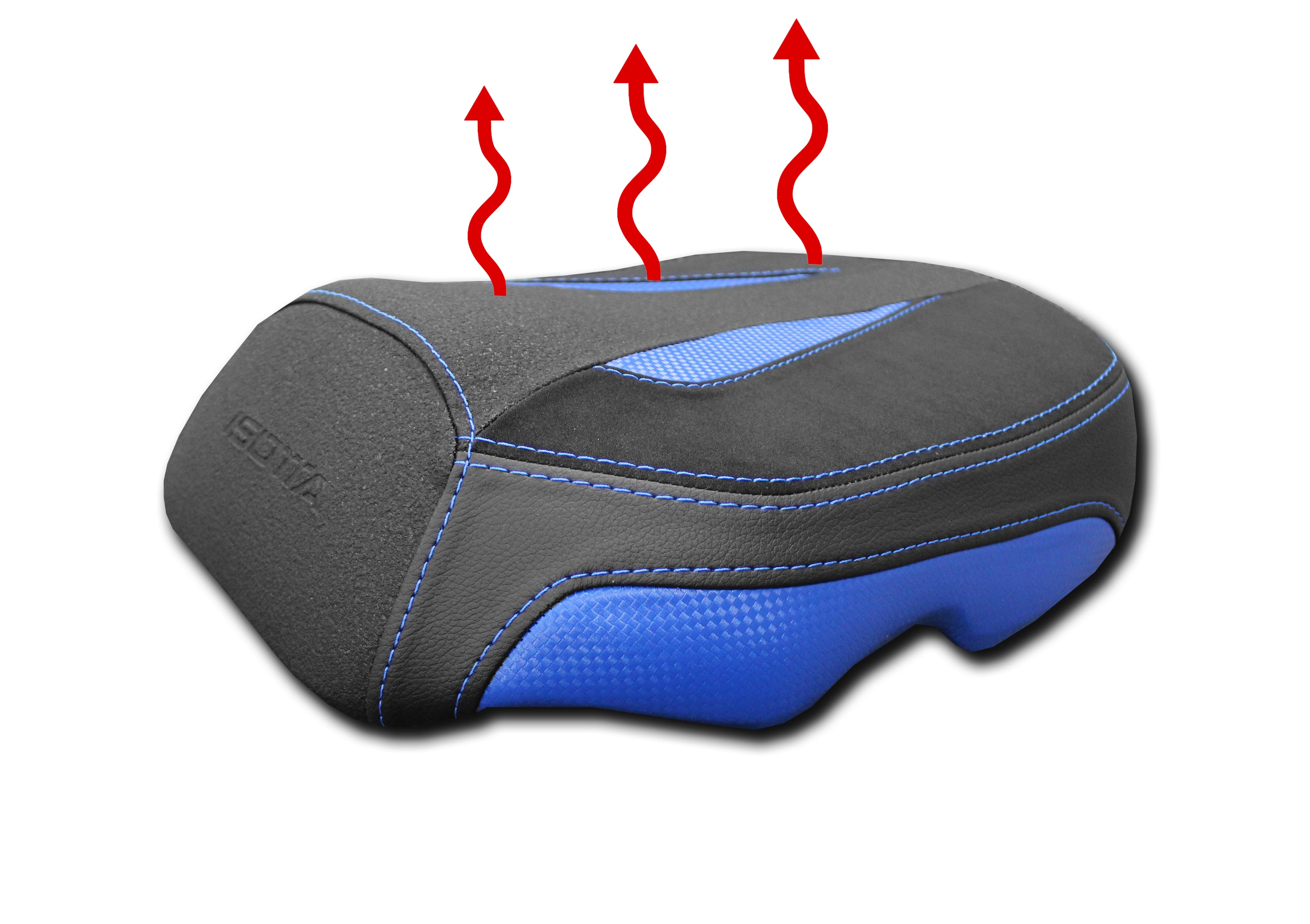 Isotta Heated Passenger Comfort Seat | Blue | Light Grey | Red | Triple Black | Yamaha Tracer 900 2025>2026