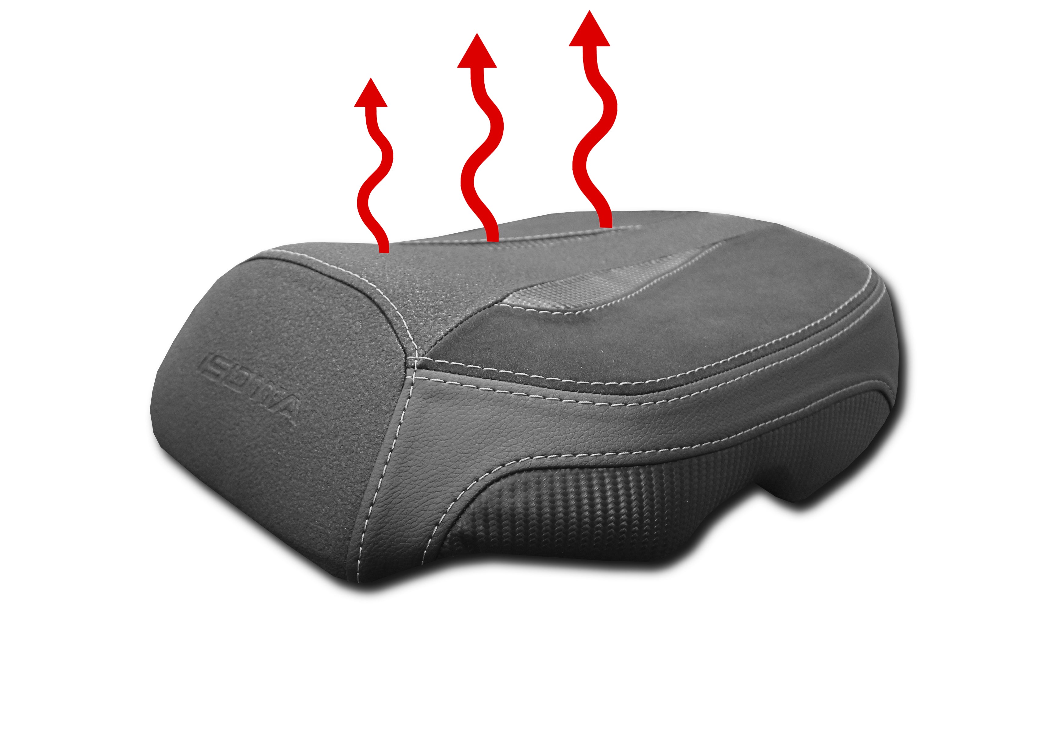 Isotta Heated Passenger Comfort Seat | Blue | Light Grey | Red | Triple Black | Yamaha Tracer 900 2025>2026