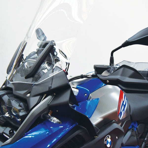 Isotta Wind Deflectors | Matte Black | BMW BMW R 1200 GS / GS Rallye / R 1250 GS -   Pyramid Motorcycle Accessories
