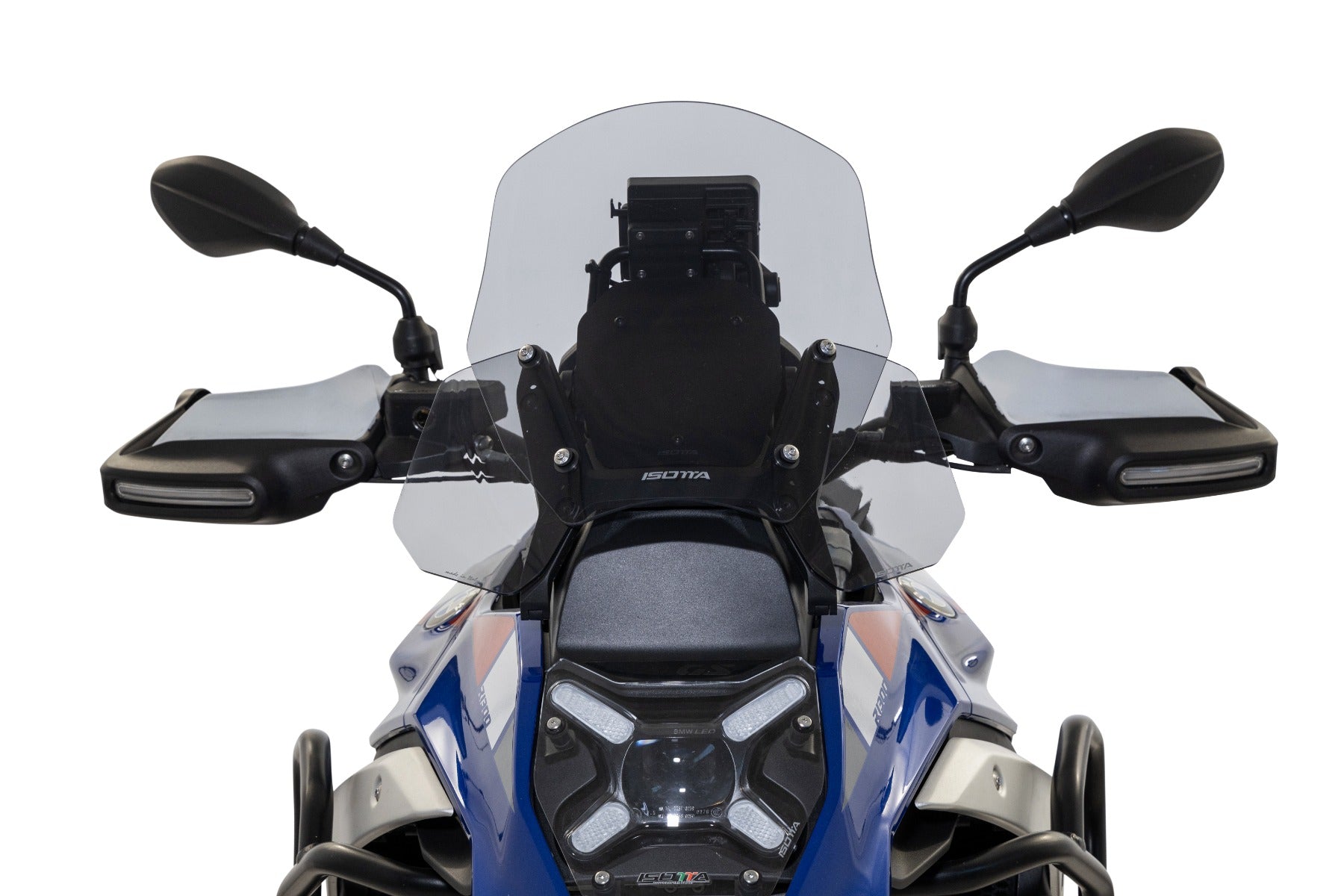 Isotta Wind Deflectors | Light Smoke | Dark Smoke | Matte Black | BMW R 1300 GS 2023>2024 -   Pyramid Motorcycle Accessories