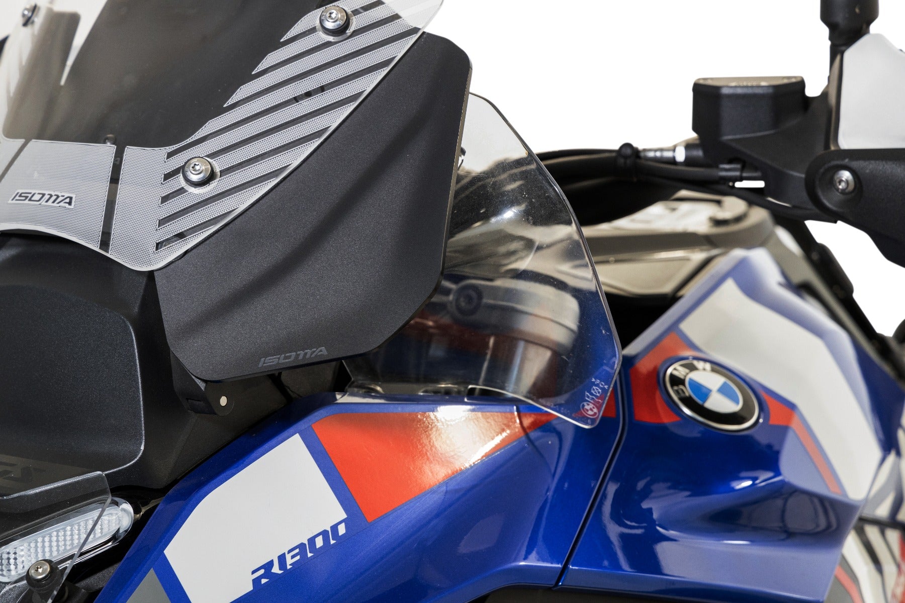 Isotta Wind Deflectors | Light Smoke | Dark Smoke | Matte Black | BMW R 1300 GS 2023>2024 -   Pyramid Motorcycle Accessories