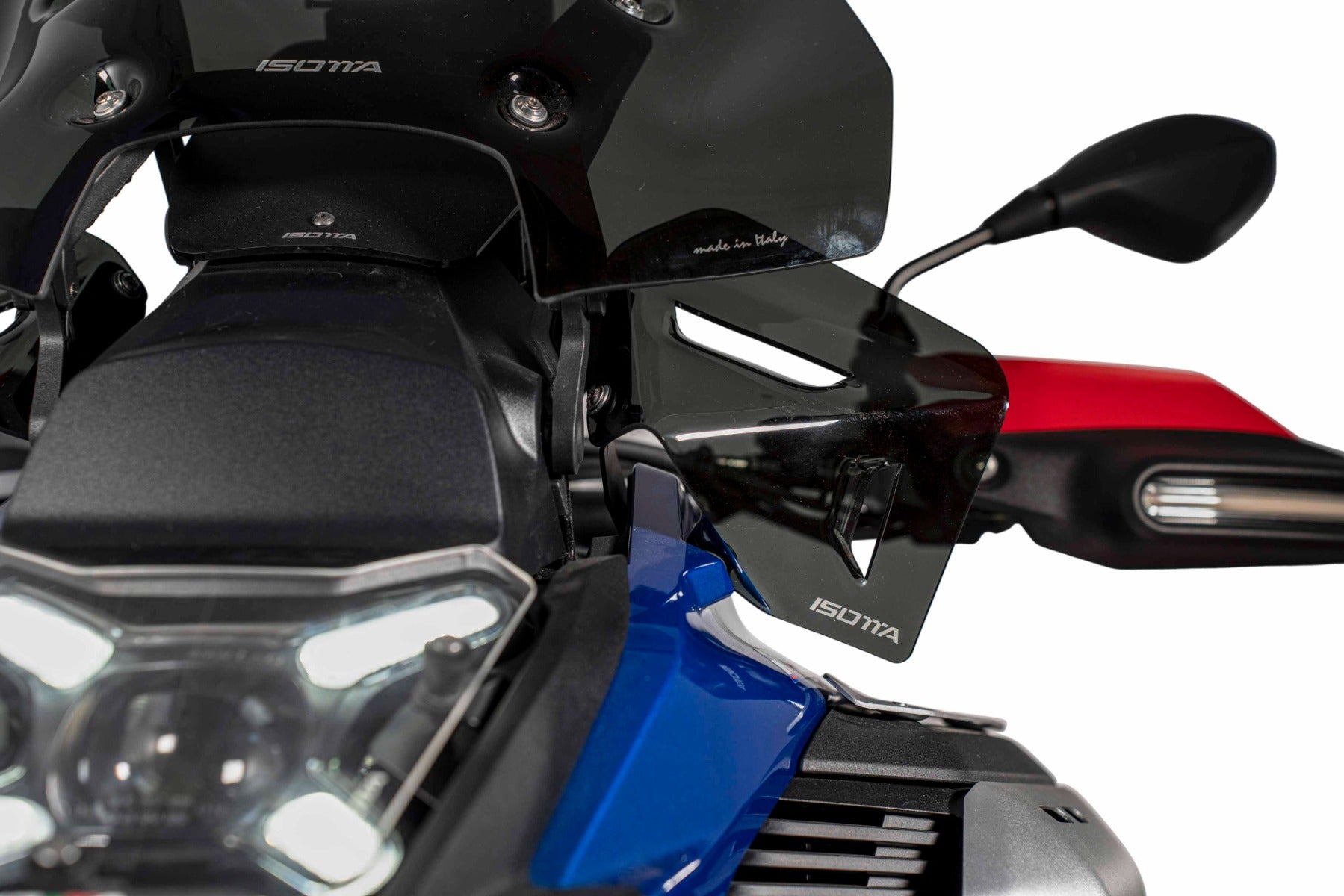 Isotta Side Deflectors | Light Smoke | Dark Smoke | Matt Black | Clear | BMW R 1300 GS Adventure 2024>2026