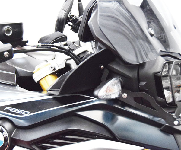 Isotta Wind Deflectors | Matte Black | BMW F 850 GS 2018>2023 -   Pyramid Motorcycle Accessories