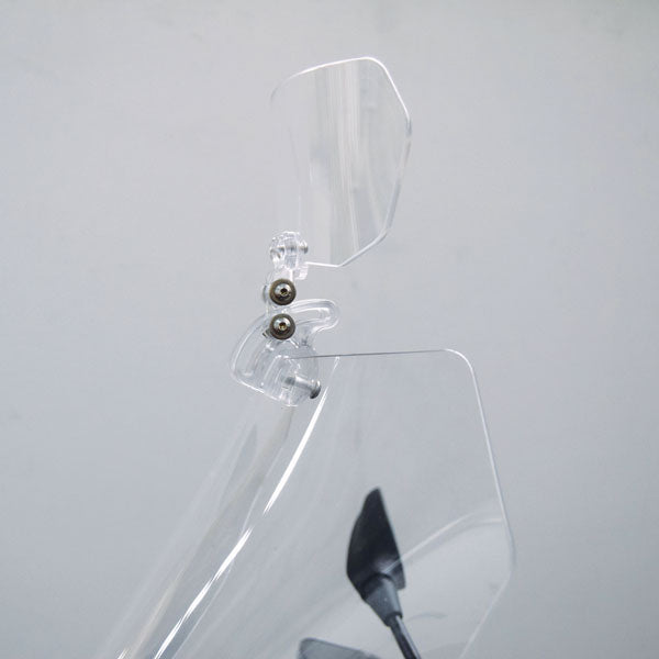 Isotta Small Screen Deflector | Light Smoke | Clear -   Pyramid Motorcycle Accessories