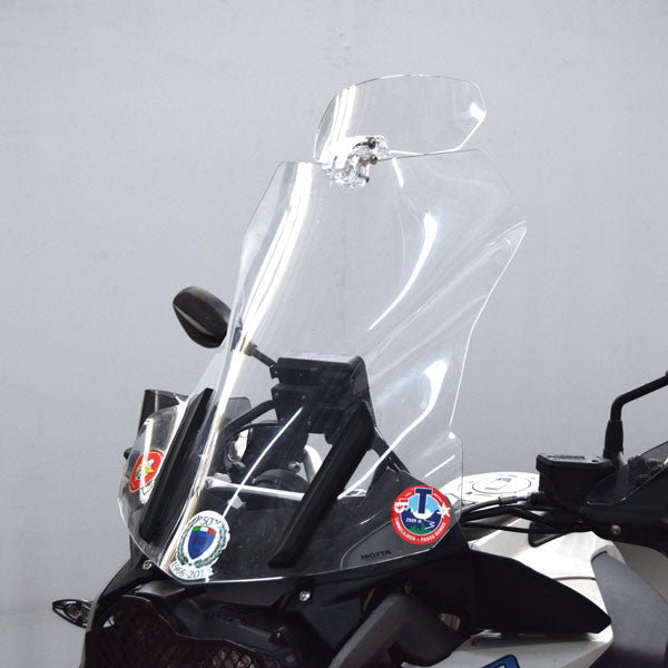 Isotta Small Screen Deflector | Light Smoke | Clear -   Pyramid Motorcycle Accessories