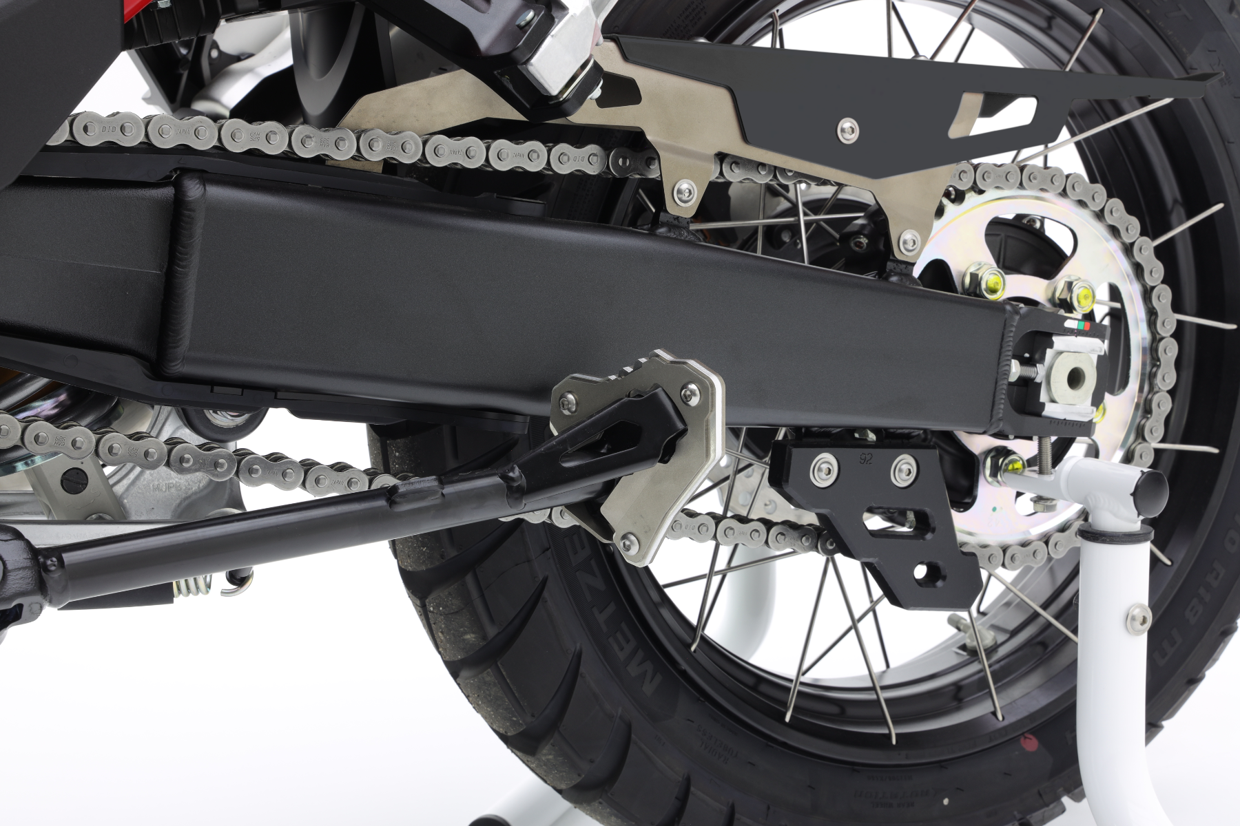 Isotta Side Stand Base Extension | Black | Honda CRF 1100 L Africa Twin / Twin DCT -   Pyramid Motorcycle Accessories