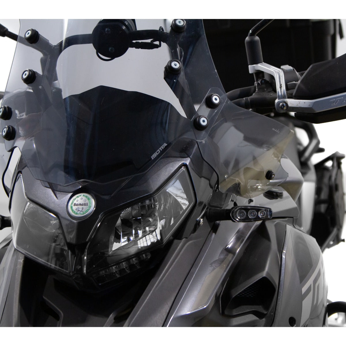 Isotta Wind Deflectors | Light Smoke | Dark Smoke | Matte Black | Clear | Benelli TRK 502 2017>2024 -   Pyramid Motorcycle Accessories