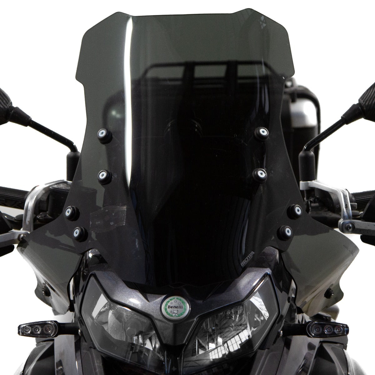 Isotta Wind Deflectors | Light Smoke | Dark Smoke | Matte Black | Clear | Benelli TRK 502 2017>2024 -   Pyramid Motorcycle Accessories