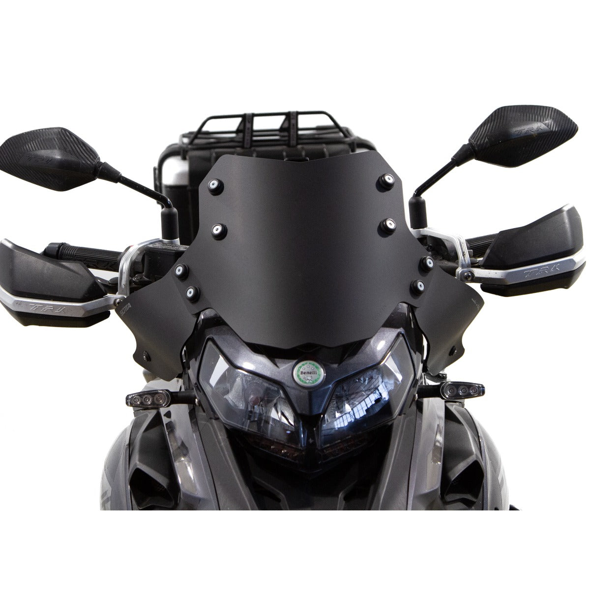 Isotta Wind Deflectors | Light Smoke | Dark Smoke | Matte Black | Clear | Benelli TRK 502 2017>2024 -   Pyramid Motorcycle Accessories
