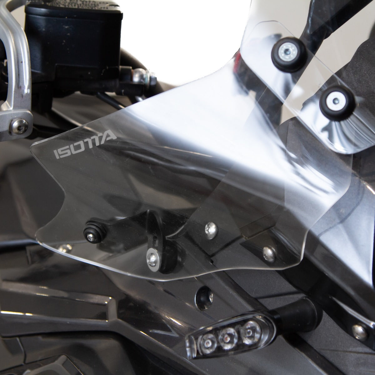 Isotta Wind Deflectors | Light Smoke | Dark Smoke | Matte Black | Clear | Benelli TRK 502 2017>2024 -   Pyramid Motorcycle Accessories