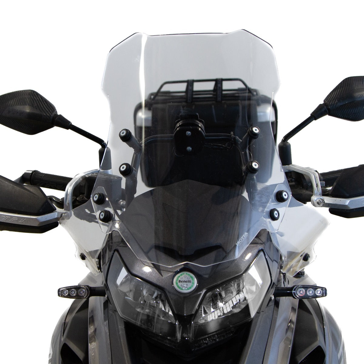 Isotta Wind Deflectors | Light Smoke | Dark Smoke | Matte Black | Clear | Benelli TRK 502 2017>2024 -   Pyramid Motorcycle Accessories
