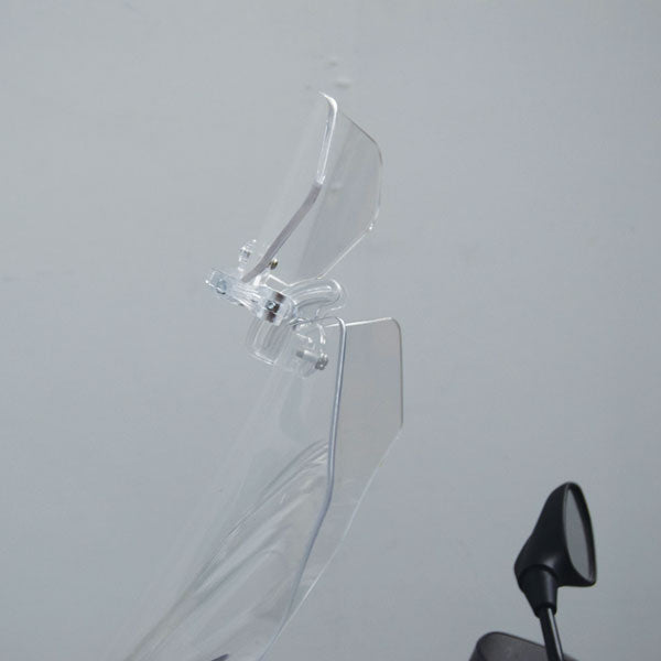 Isotta Screen Deflector With Levers | Light Smoke | Clear -   Pyramid Motorcycle Accessories