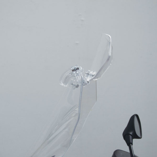 Isotta Screen Deflector With Levers | Light Smoke | Clear -   Pyramid Motorcycle Accessories
