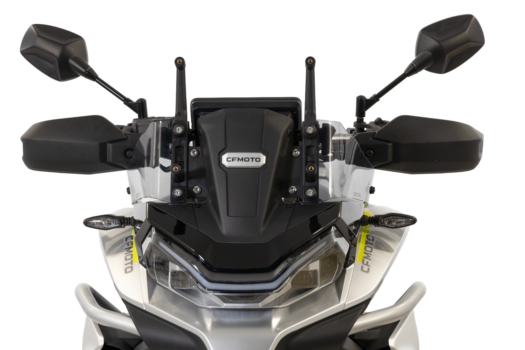 Isotta Wind Deflectors | Light Smoke | CFMoto 800MT Sport 2022>2024 -   Pyramid Motorcycle Accessories