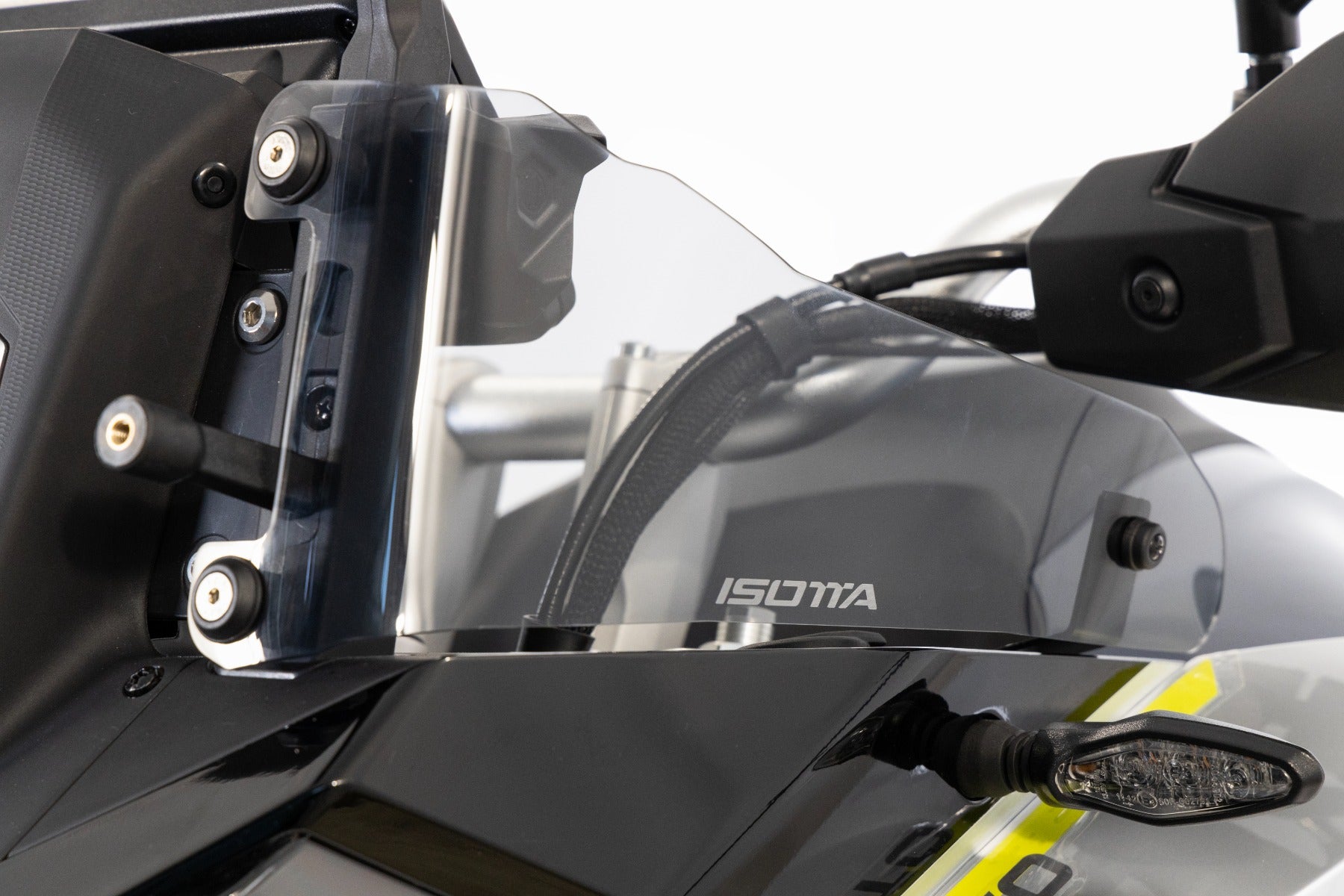 Isotta Wind Deflectors | Light Smoke | CFMoto 800MT Sport 2022>2024 -   Pyramid Motorcycle Accessories