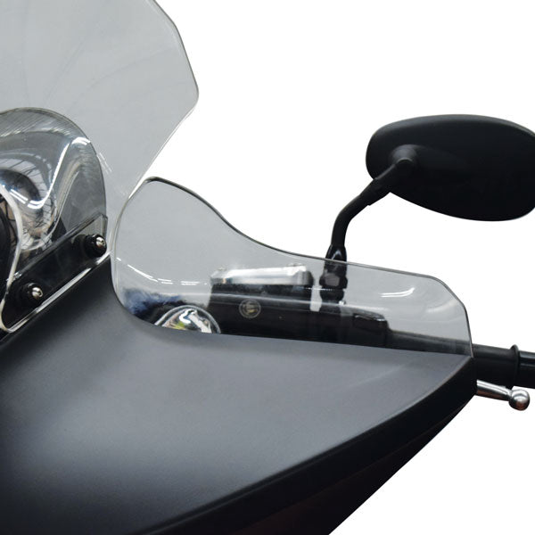 Isotta Upper Wind Deflectors | Light Smoke | Clear | Moto Guzzi MGX-21 2016>2020 -   Pyramid Motorcycle Accessories