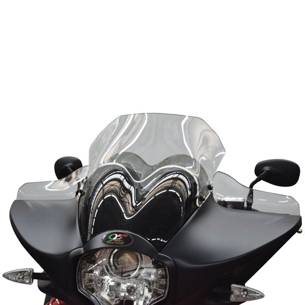 Isotta Upper Wind Deflectors | Light Smoke | Clear | Moto Guzzi MGX-21 2016>2020 -   Pyramid Motorcycle Accessories