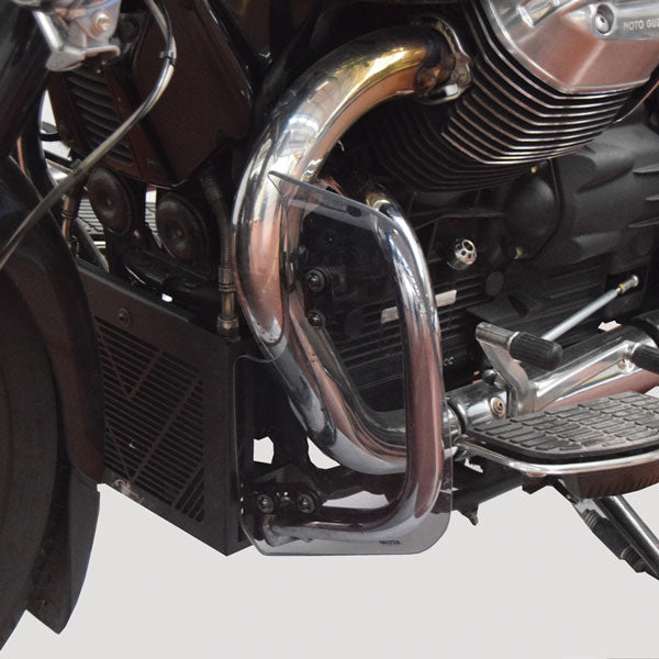 Isotta Summer Wind Deflectors | Light Smoke | Clear | Moto Guzzi California Custom 1400 / Touring 1400 2012>2016 -   Pyramid Motorcycle Accessories
