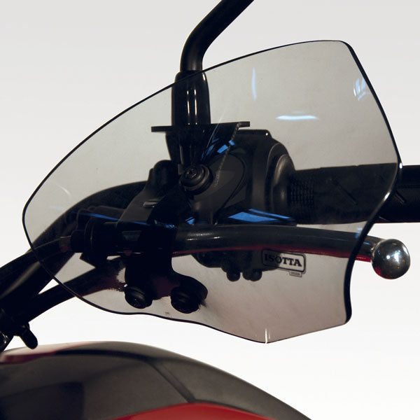 Isotta Handguards | Light Smoke | Clear | Honda NC 700 X / 750 X -   Pyramid Motorcycle Accessories