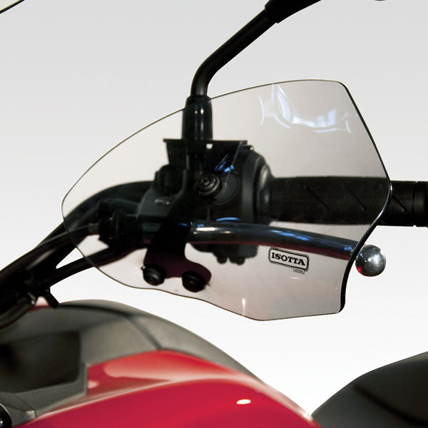 Isotta Handguards | Light Smoke | Clear | Honda NC 700 X / 750 X -   Pyramid Motorcycle Accessories