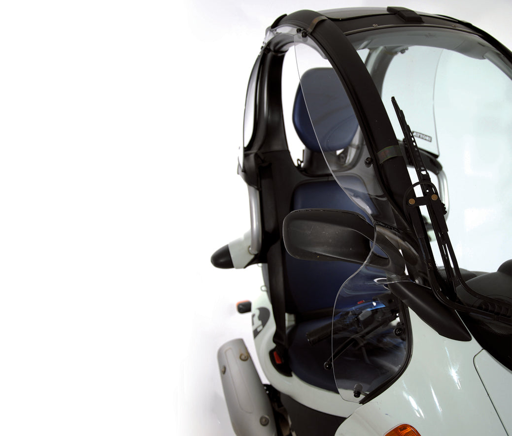 Isotta Wind Deflector Front Right | Light Smoke | Clear | BMW C1 2000>2002 -   Pyramid Motorcycle Accessories