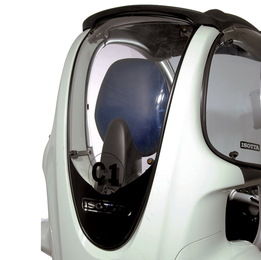Isotta Rear Screen | Light Smoke | Clear | BMW C1 2000>2002 -   Pyramid Motorcycle Accessories