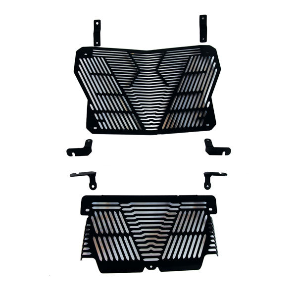 Isotta Radiator Guard | Black | BMW S 1000 XR 2015>2018 -   Pyramid Motorcycle Accessories