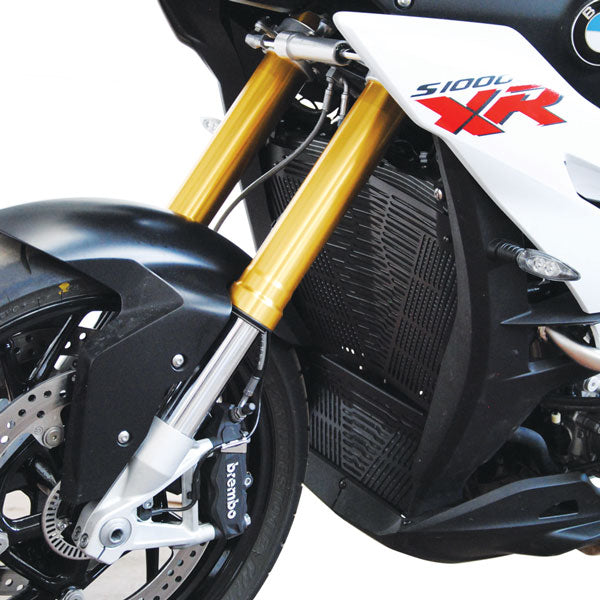 Isotta Radiator Guard | Black | BMW S 1000 XR 2015>2018 -   Pyramid Motorcycle Accessories