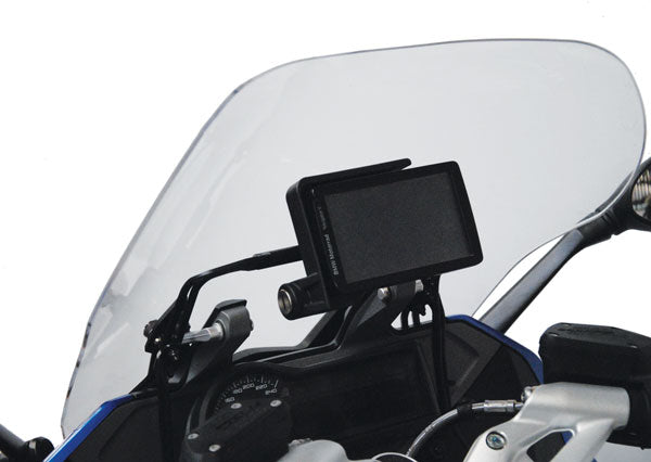 Isotta Navigator Holder Bracket | Black | BMW R 1200 RS 2015>2019 -   Pyramid Motorcycle Accessories