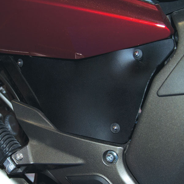 Isotta Infill Panels | Dark Smoke | Matte Black | BMW K 1600 GTL / GT 2010>2016 -   Pyramid Motorcycle Accessories