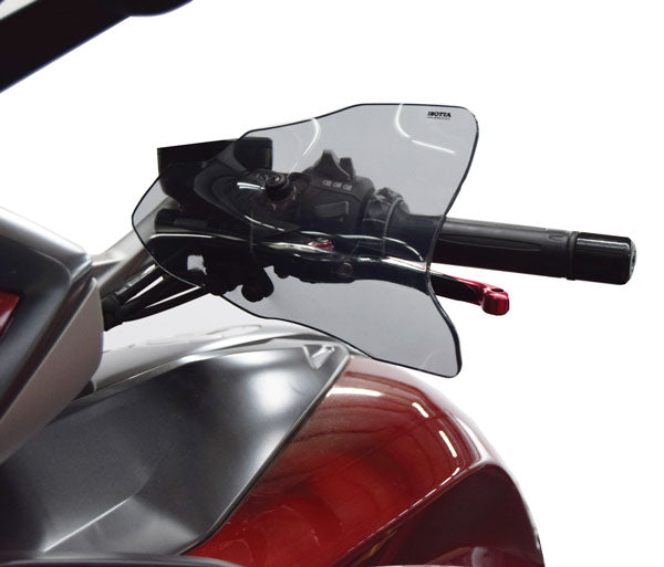 Isotta Handguards | Light Smoke | Clear | BMW K 1600 GT / GTL 2010>2016 -   Pyramid Motorcycle Accessories