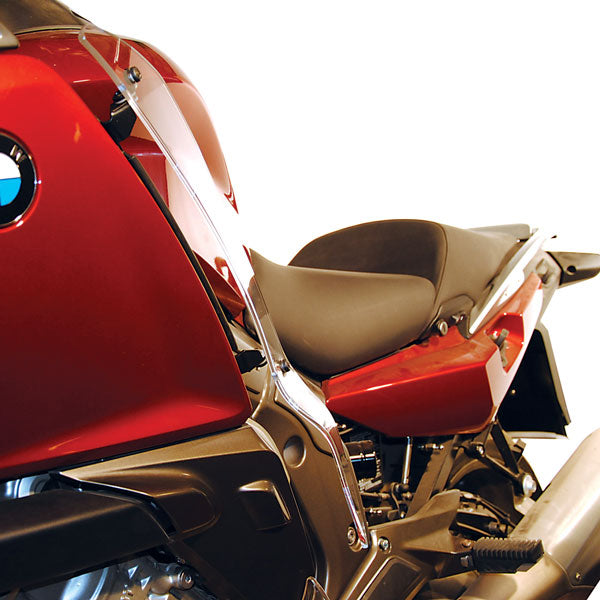 Isotta Adjustable Upper Wind Deflectors - Long | Clear | BMW K 1600 GT / GTL 2010>2016 -   Pyramid Motorcycle Accessories
