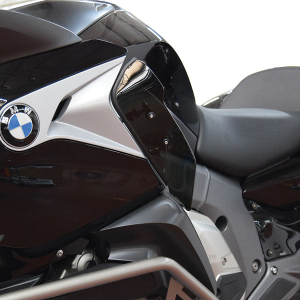 Isotta Adjustable Upper Wind Deflectors | Light Smoke | Clear | BMW K 1600 GT / GTL 2017>2024 -   Pyramid Motorcycle Accessories