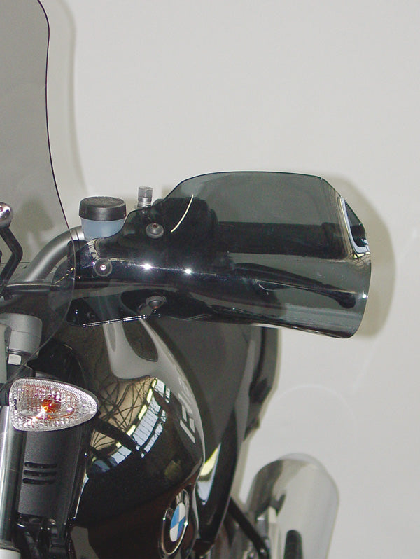Isotta Handguards | Light Smoke | Clear | BMW R 1200 R 2006>2010 -   Pyramid Motorcycle Accessories