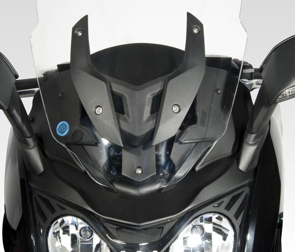 Isotta Upper Wind Deflectors | Matte Black | BMW C 650 GT 2011>2020 -   Pyramid Motorcycle Accessories