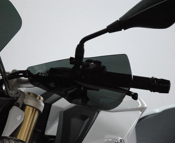 Isotta Handguards | Clear | BMW F 800 R 2009>2019 -   Pyramid Motorcycle Accessories