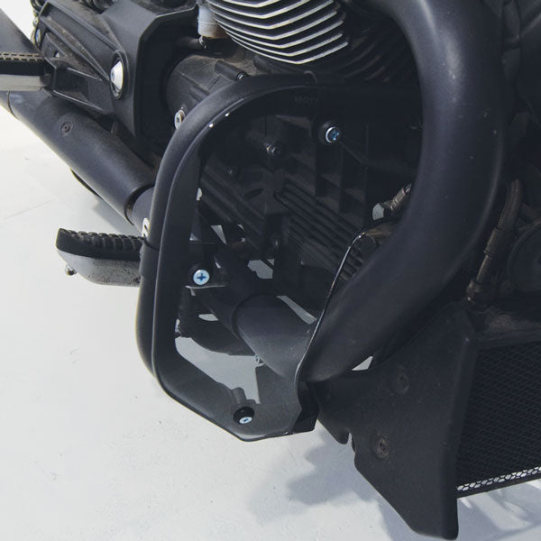 Isotta Lower Wind Deflectors | Light Smoke | Moto Guzzi Audace 1400 2017>2020 -   Pyramid Motorcycle Accessories