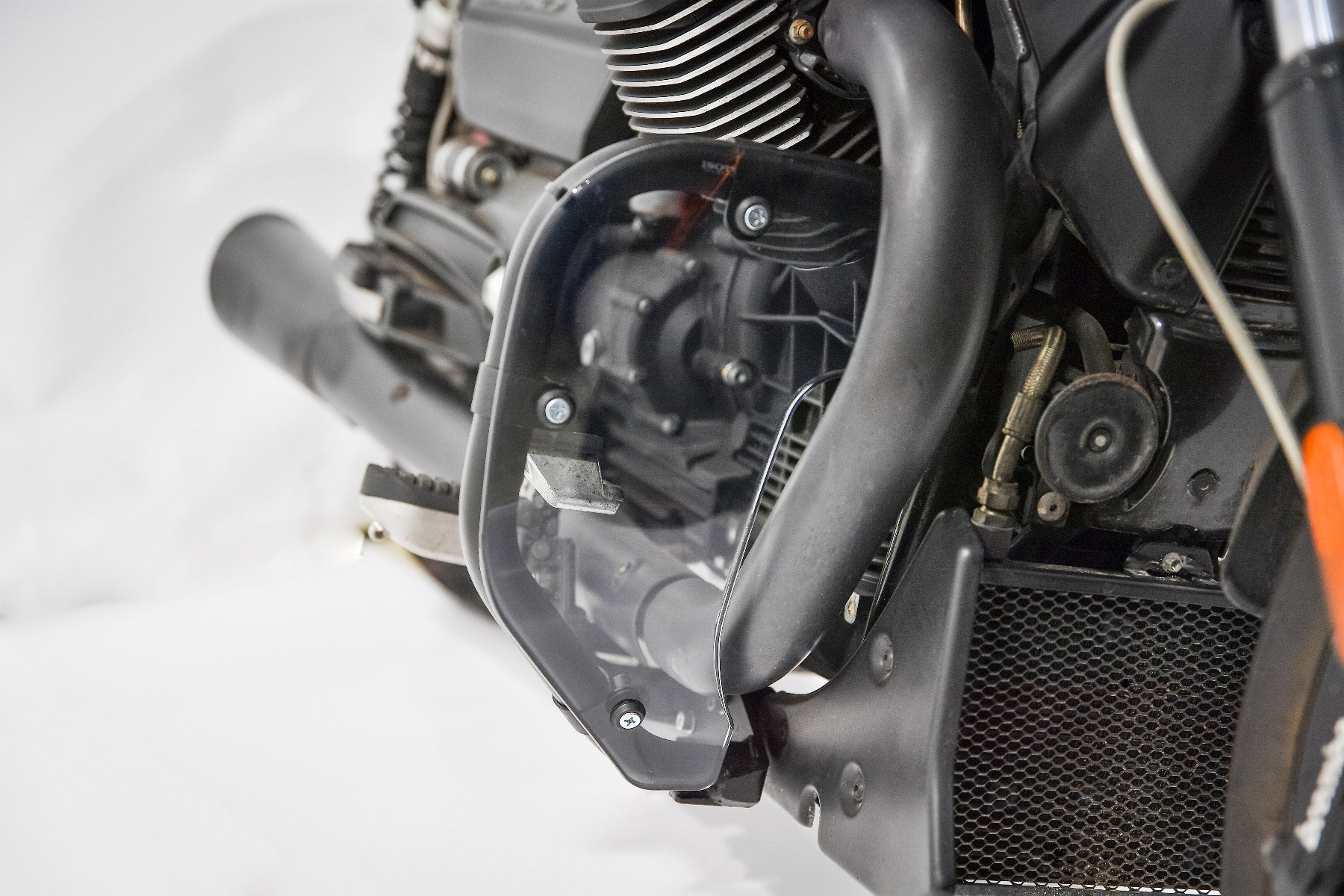 Isotta Lower Wind Deflectors | Light Smoke | Moto Guzzi Audace 1400 2017>2020 -   Pyramid Motorcycle Accessories