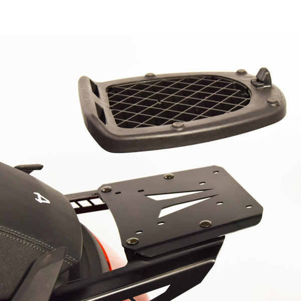 Isotta Luggage Plate | Black | NIU MQi GT 2021>2024 -   Pyramid Motorcycle Accessories