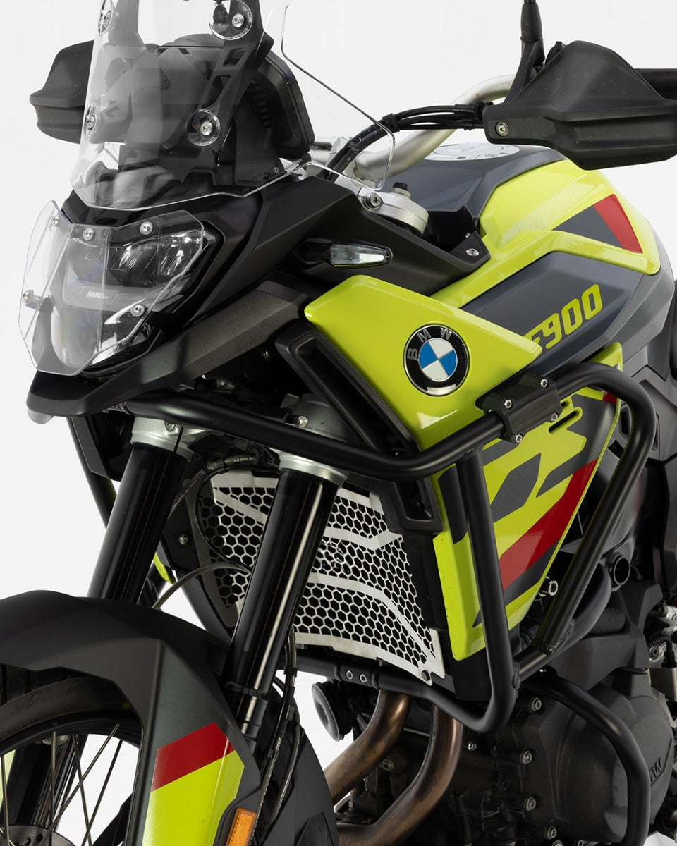 Isotta Upper Crash Bars | Black | BMW F 900 GS 2025>2025 -   Pyramid Motorcycle Accessories