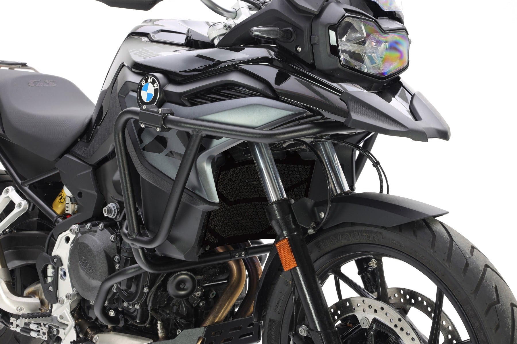 Isotta Radiator Guard Bash Plate | Black | BMW F 750/800/850 GS -   Pyramid Motorcycle Accessories