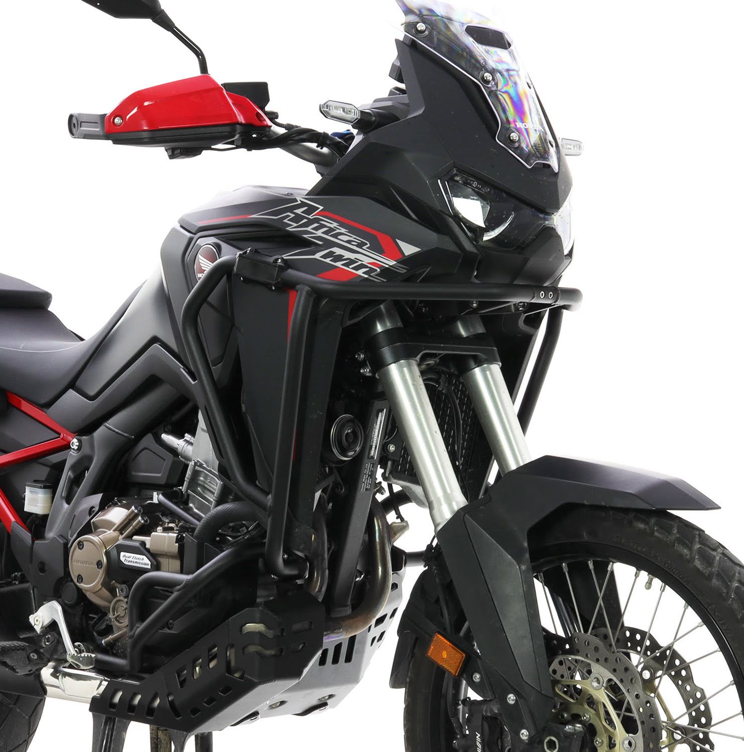 Isotta Crash Protection Bars | Black | Honda Africa Twin CRF 1100 L Adventure Sport (DCT) 2020>2023 -   Pyramid Motorcycle Accessories