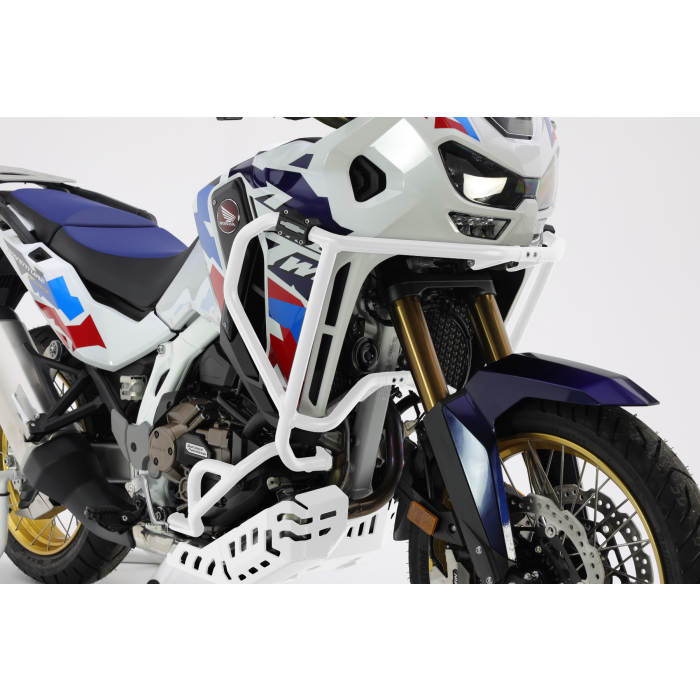Isotta Crash Protection Bars | White | Honda Africa Twin CRF 1100 L Adventure Sport (DCT) 2024>Current -   Pyramid Motorcycle Accessories