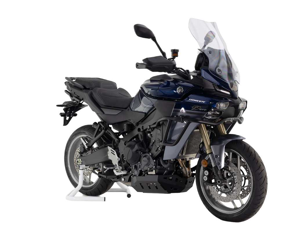Isotta Engine Bars | Blue | Black | Yamaha Tracer 9 / 9 GT / 9 GT+ 2025>2026 -   Pyramid Motorcycle Accessories