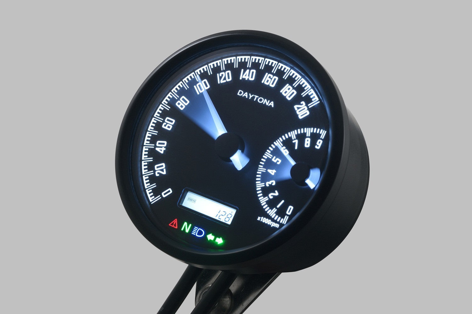 Daytona 'Velona-W' Speedometer & Tachometer -   Pyramid Motorcycle Accessories