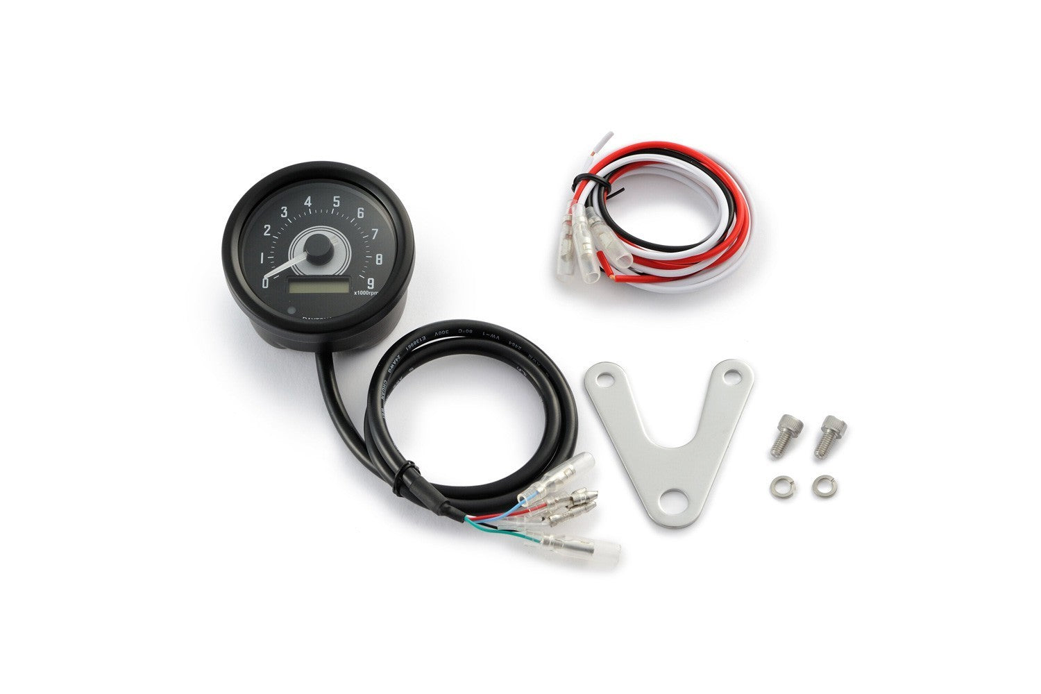 Daytona 'Velona60' Tachometer 9000RPM W/Shift Up Warning -   Pyramid Motorcycle Accessories
