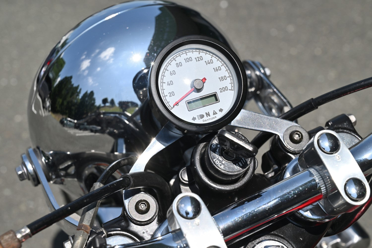 Daytona 'Velona60-WP' Speedometer & Digital Tachometer -   Pyramid Motorcycle Accessories