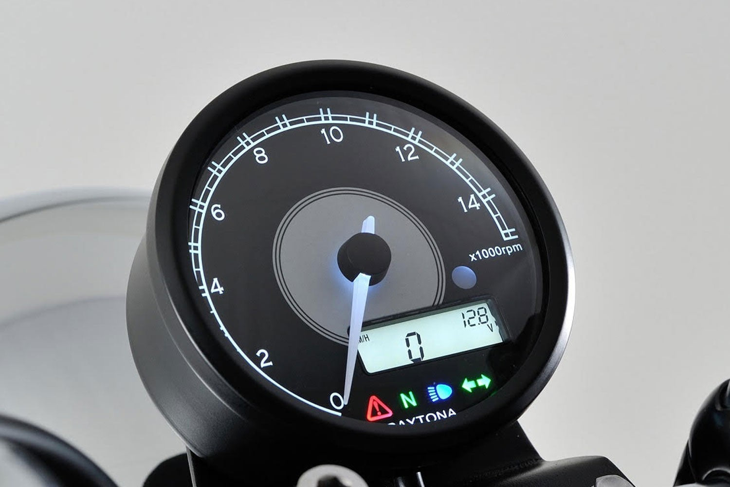 Daytona 'Velona80' Tachometer 15000RPM & Digital Speedometer -   Pyramid Motorcycle Accessories